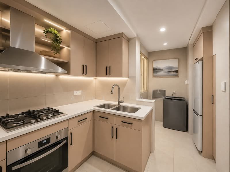 Villa Marina, 21 Jalan Sempadan, 3 Bedrooms, 1,518 sqft, Condominium For Sale, by April Tai, 500183278 - Kitchen - PropertyGuru.com.sg