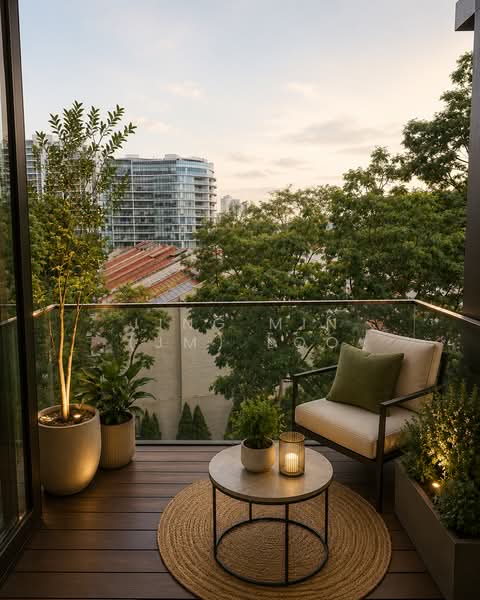 8 Hullet, 8 Hullet Road, 2 Bedrooms, 667 sqft, Condominium For Sale, by Jing Min (JM) Loo, 500183372 - Balcony-8 Hullet, 8 Hullet Road, 2 Bedro - PropertyGuru.com.sg