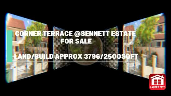 ⭐️⭐️Landed7772@ D13 Brand New Listing 📞CL 8488.7772, , 4 Bedrooms, 2,500 sqft, Corner Terrace For Sale, by Calvin P T Lim, 500183410 - PropertyGuru.com.sg
