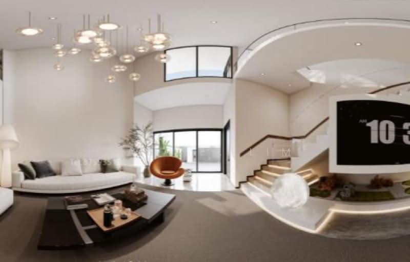 ⭐BEST PRICED⭐❤️ LOW PSF ❤️HUGE BRAND NEW INTER-TERRACE IN D23⭐, , 6 Bedrooms, 7,240 sqft, Terraced House For Sale, by Gabriel Lim, 500183470 - Living Room - PropertyGuru.com.sg