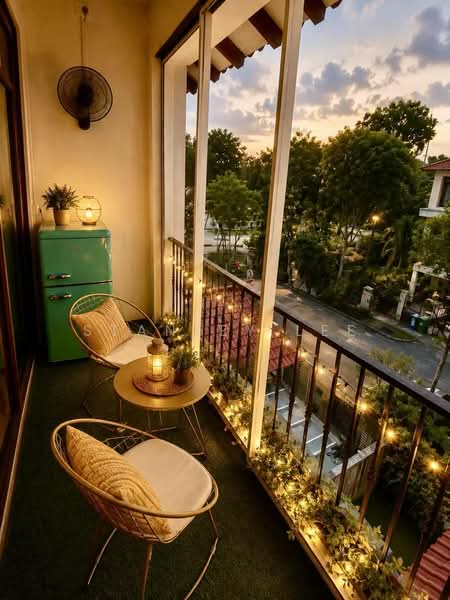 The Riverina, Riverina View, Studio, 317 sqft, Terraced House For Rent, by Stanley Lee, 500183485 - Balcony - PropertyGuru.com.sg