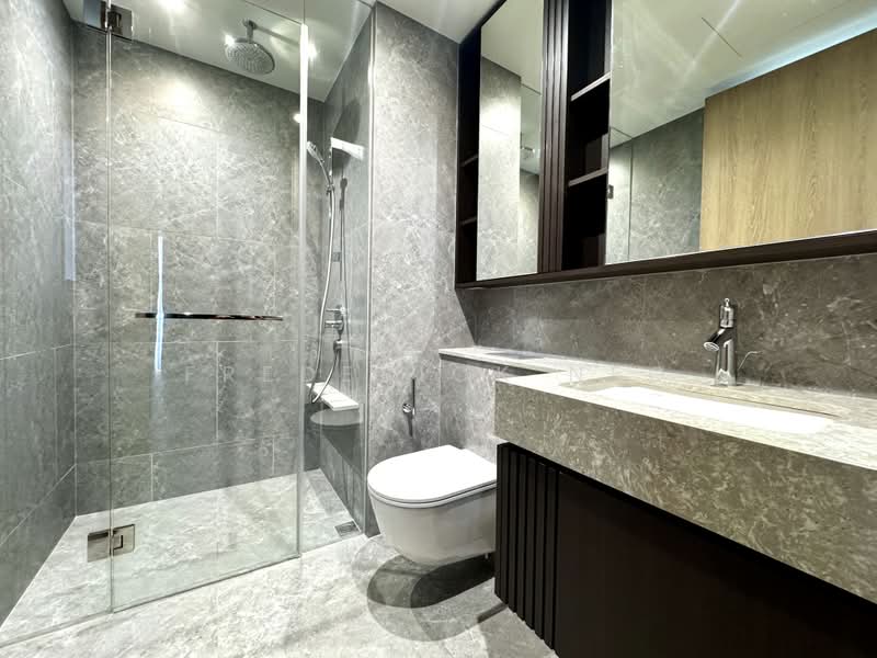 KI Residences At Brookvale, 6 Brookvale Drive, 4 Bedrooms, 1,249 sqft, Condominium For Sale, by Frederick Neo, 500183507 - Bathroom - PropertyGuru.com.sg