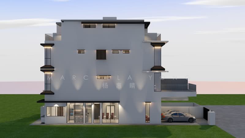 BRAND NEW CORNER TERRACE 28 Highland Close - Less Than 1km to Kovan MRT, , 7 Bedrooms, 5,274 sqft, Corner Terrace For Sale, by Marcella Yong 杨惠晴, 500183677 - Exterior - PropertyGuru.com.sg