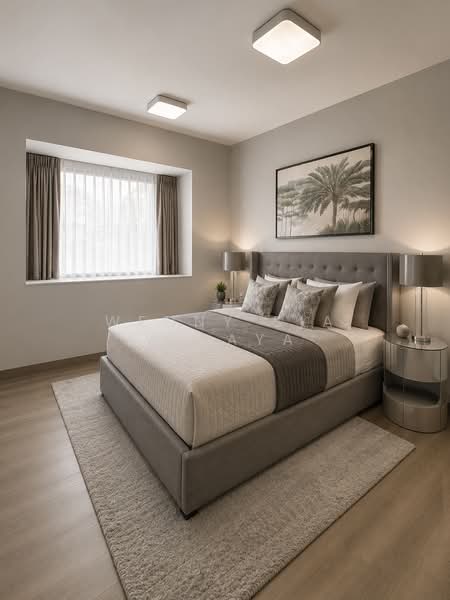 The Shelford, 1 Shelford Road, 3 Bedrooms, 1,787 sqft, Condominium For Rent, by Wenny Sia Wijaya, 500183753 - Bedroom 2 with AI furniture staging - PropertyGuru.com.sg