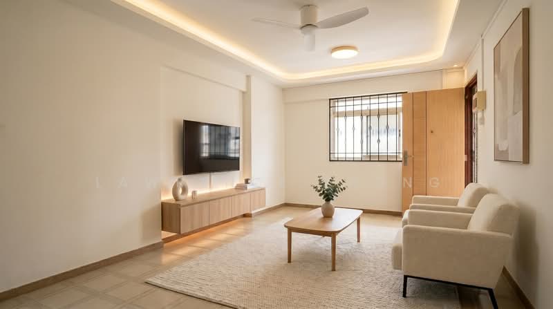 223 Serangoon Avenue 4, 223 Serangoon Avenue 4, 2 Bedrooms, 721 sqft, HDB Flat For Sale, by Lawrence Zhong, 500183834 - Living Room - Virtually Staged - PropertyGuru.com.sg