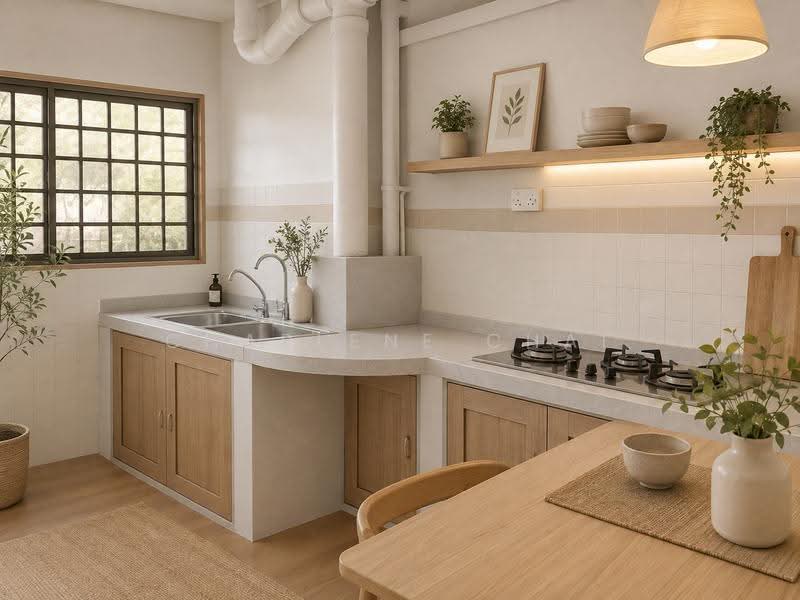 717 Bedok Reservoir Road, 717 Bedok Reservoir Road, Bedok / Upper East Coast, 3 Bedrooms, 1,506 sqft, HDB Flat For Sale, by Charlene Chai, 500183858 - Kitchen - PropertyGuru.com.sg