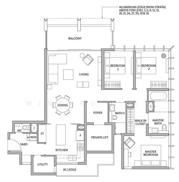Riviere, 1 Jiak Kim Street, 3 Bedrooms, 1,507 sqft, Condominium For Sale, by Winfred Quek, 500183869 - PropertyGuru.com.sg