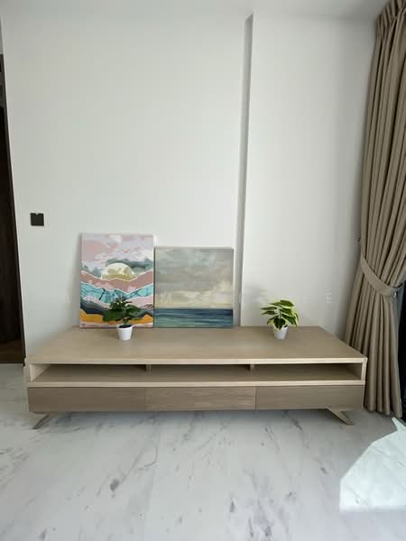 Sceneca Residence, 26 Tanah Merah Kechil Link, 2 Bedrooms, 764 sqft, Condominium For Rent, by Ann Marie Ee, 500183967 - Living Room - TV console - PropertyGuru.com.sg