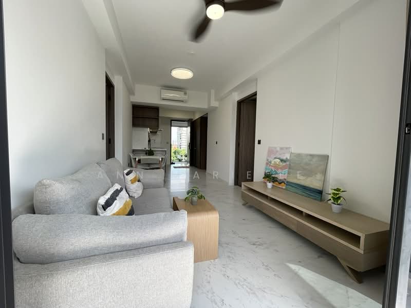 Sceneca Residence, 26 Tanah Merah Kechil Link, 2 Bedrooms, 764 sqft, Condominium For Rent, by Ann Marie Ee, 500183967 - Living Room (view fm balcony) - PropertyGuru.com.sg