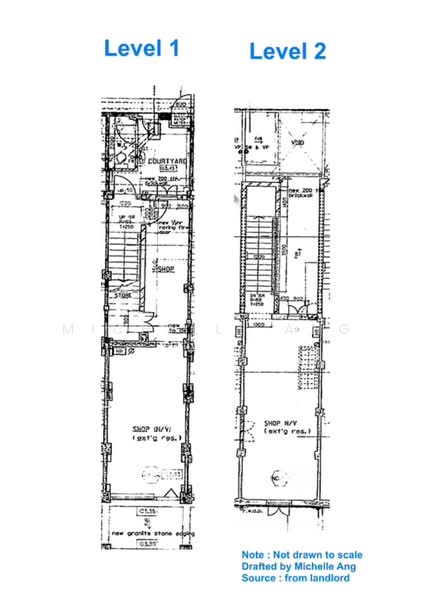 Kampong Glam Shop House, 660 North Bridge Road, 1,300 sqft, Shop / Shophouse For Rent, by Michelle Ang, 500184024 - CommercialGuru.com.sg