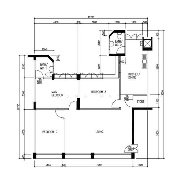 311 Jurong East Street 32, 311 Jurong East Street 32, 3 Bedrooms, 1,119 sqft, HDB Flat For Sale, by Zong Han, 500184039 - PropertyGuru.com.sg