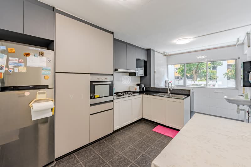 473 Ang Mo Kio Avenue 10, 473 Ang Mo Kio Avenue 10, 3 Bedrooms, 872 sqft, HDB Flat For Sale, by Vivian Hun, 500184056 - Kitchen - renovated  - PropertyGuru.com.sg