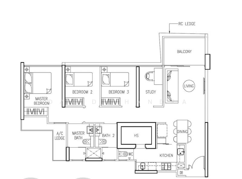 The Trilinq, 28A Jalan Lempeng, 3 Bedrooms, 1,044 sqft, Condominium For Rent, by David Chandra, 500184076 - PropertyGuru.com.sg