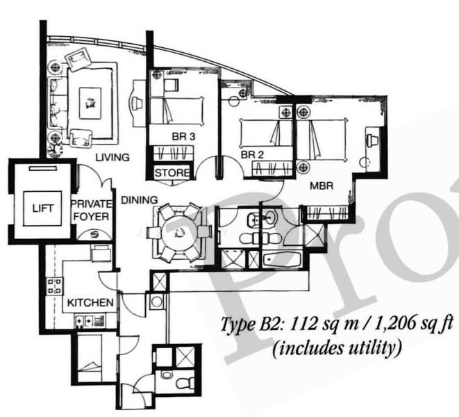 Palm Gardens, 2D Hong San Walk, 3 Bedrooms, 1,206 sqft, Condominium For Sale, by Jenny Tan, 500184090 - PropertyGuru.com.sg