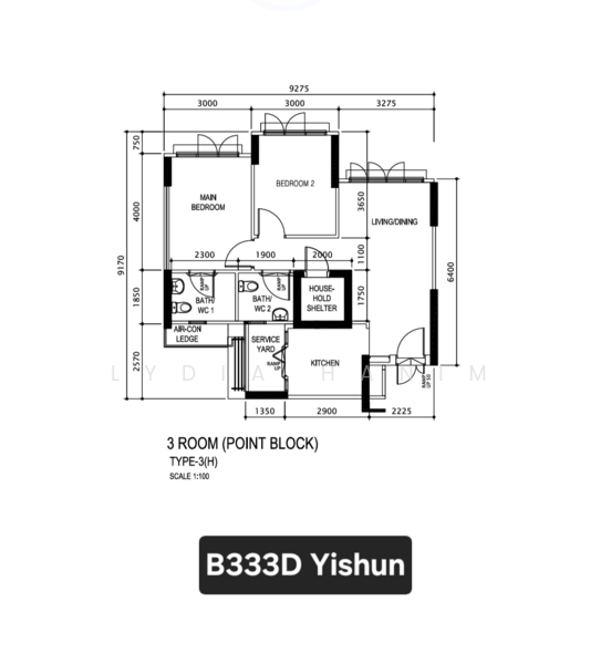 333D Yishun Riverwalk, 333D Yishun Street 31, 2 Bedrooms, 721 sqft, HDB Flat For Sale, by Lydia Hanim, 500184120 - PropertyGuru.com.sg