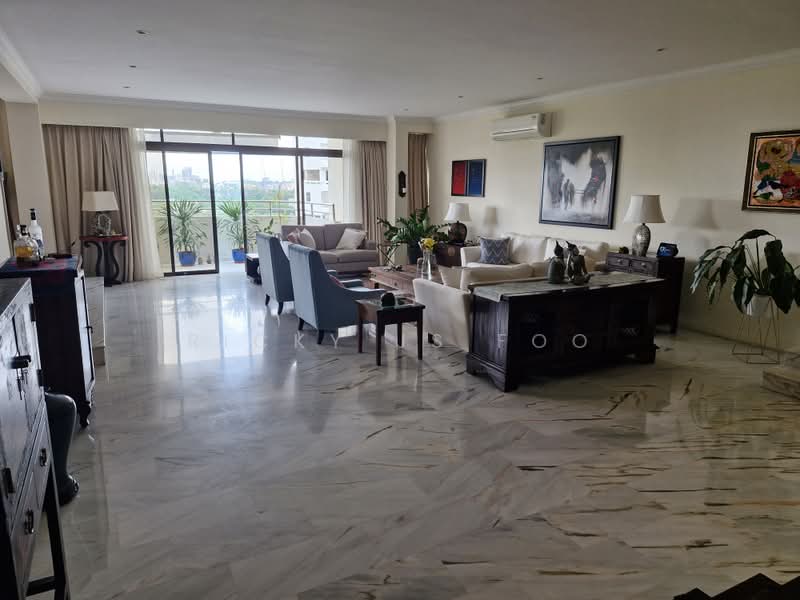 Beverly Hill, 61 Grange Road, 4 Bedrooms, 3,777 sqft, Condominium For Rent, by Ricky JS Foo, 500184179 - Living Room - PropertyGuru.com.sg