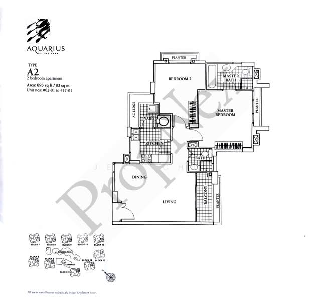 Aquarius By The Park, 7 Bedok Reservoir View, 2 Bedrooms, 893 sqft, Condominium For Sale, by Jean Chin, 500184249 - PropertyGuru.com.sg