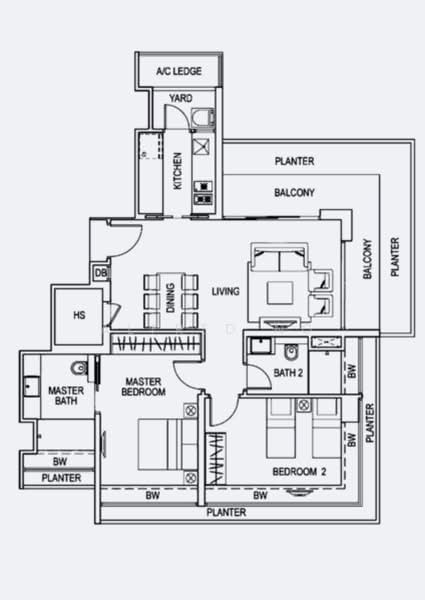 Luma, 6 River Valley Grove, 2 Bedrooms, 1,173 sqft, Condominium For Rent, by Alfred Ng, 500184281 - PropertyGuru.com.sg