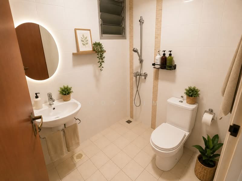 987B Buangkok Green, 987B Buangkok Green, 2 Bedrooms, 721 sqft, HDB Flat For Sale, by Cody Sim, 500184296 - Bathroom - PropertyGuru.com.sg