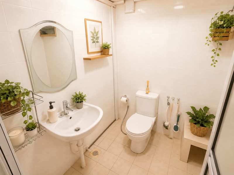 987B Buangkok Green, 987B Buangkok Green, 2 Bedrooms, 721 sqft, HDB Flat For Sale, by Cody Sim, 500184296 - Bathroom - PropertyGuru.com.sg