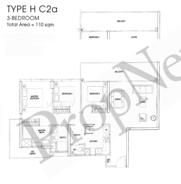 The Poiz Residences, 2 Meyappa Chettiar Road, 3 Bedrooms, 1,184 sqft, Condominium For Sale, by May Chua, 500184437 - PropertyGuru.com.sg