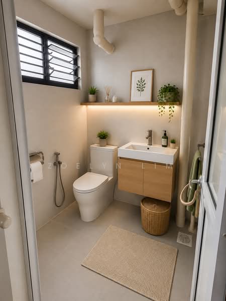 105 Bukit Purmei Road, 105 Bukit Purmei Road, 2 Bedrooms, 721 sqft, HDB Flat For Sale, by Zoelyn Lim, 500184485 - Bathroom - PropertyGuru.com.sg