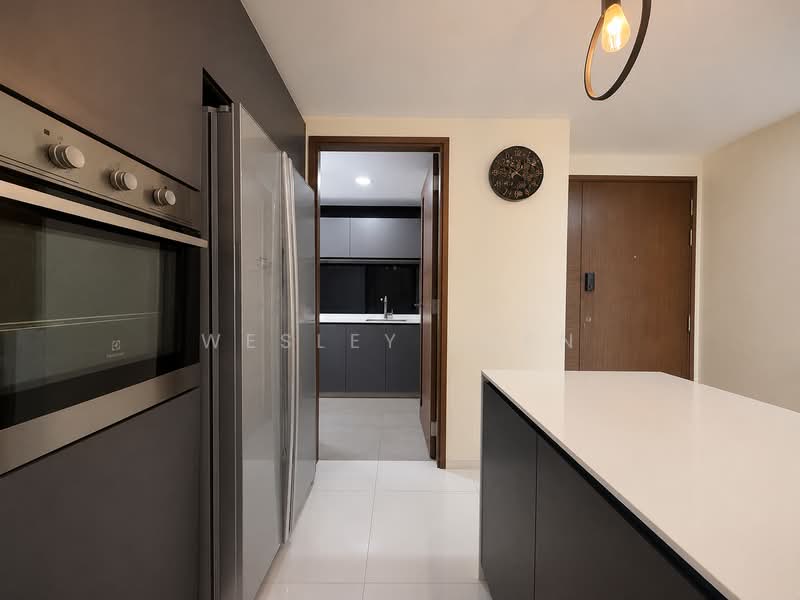 Ecopolitan, 124 Punggol Walk, 3 Bedrooms, 1,098 sqft, Executive Condominium For Rent, by Wesley Yuen, 500184496 - Dry Kitchen - PropertyGuru.com.sg
