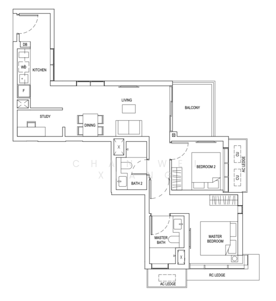 One Bernam, 1 Bernam Street, 2 Bedrooms, 872 sqft, Condominium For Rent, by Chan Wei Xiang, 500184509 - PropertyGuru.com.sg