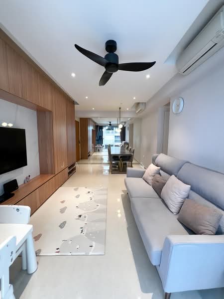 Rivercove Residences EC, 36 Anchorvale Ln, 3 Bedrooms, 958 sqft, Condominium For Rent, by Jake Tay, 500184527 - Living Room - PropertyGuru.com.sg