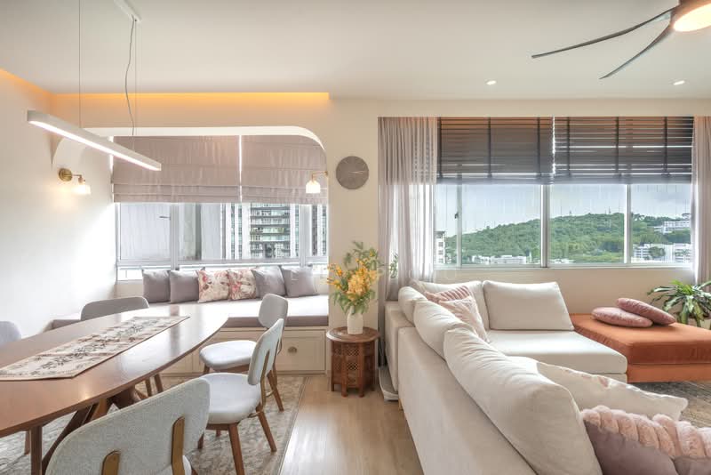 Maysprings, 2 Petir Road, 3 Bedrooms, 1,528 sqft, Apartment For Sale, by Jill Poo, 500184547 - Living Room - PropertyGuru.com.sg