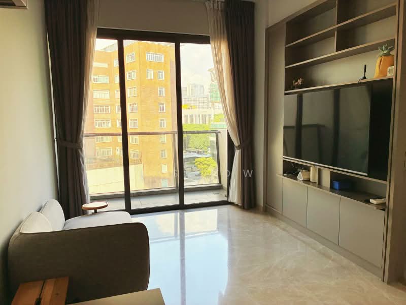 Haus On Handy, 28 Handy Road, 1 Bedroom, 463 sqft, Condominium For Rent, by Lis Low, 500184561 - Living Room - PropertyGuru.com.sg