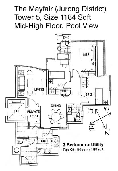 The Mayfair, 5 Jurong East Street 32, 3 Bedrooms, 1,184 sqft, Condominium For Sale, by Bryan Cheng, 500184604 - PropertyGuru.com.sg