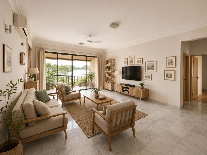 101c Toh Yi Drive, Toh Yi Drive, 3 Bedrooms, 2,034 sqft, Walk-up Apartment For Sale, by Charlene Chai, 500184639 - Living Room - PropertyGuru.com.sg