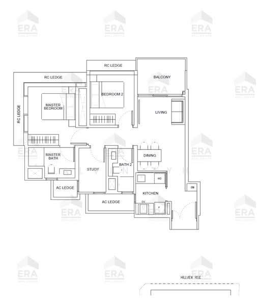 Hillhaven, 5 Hillview Rise, 2 Bedrooms, 797 sqft, Condominium For Sale, by Alvin Tyh, 500184652 - PropertyGuru.com.sg