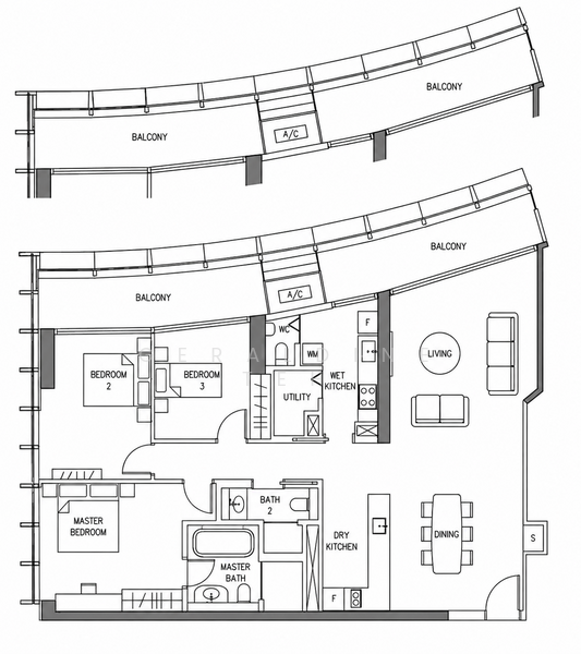 DUO Residences, 1 Fraser Street, 3 Bedrooms, 1,722 sqft, Apartment For Rent, by Geraldine Teh, 500184677 - PropertyGuru.com.sg