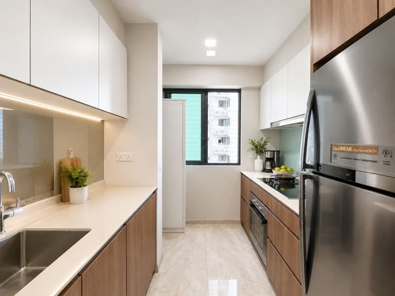Kingsford Waterbay, 72 Upper Serangoon View, 4 Bedrooms, 1,109 sqft, Condominium For Sale, by Nigel J M, 500184712 - Kitchen - PropertyGuru.com.sg