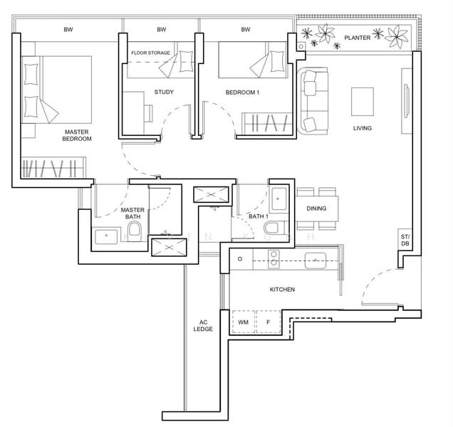 The Palette, 113 Pasir Ris Grove, 3 Bedrooms, 894 sqft, Condominium For Sale, by Kavin Kuah, 500184748 - PropertyGuru.com.sg