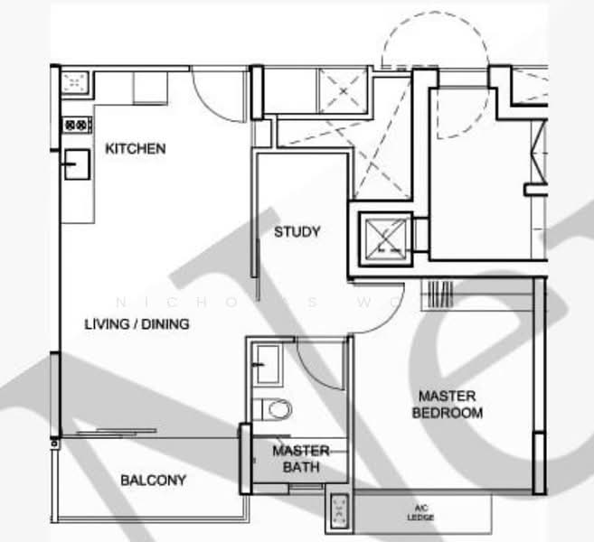 Watertown, 69 Punggol Central, 1 Bedroom, 581 sqft, Condominium For Sale, by Nicholas Woon, 500184824 - PropertyGuru.com.sg