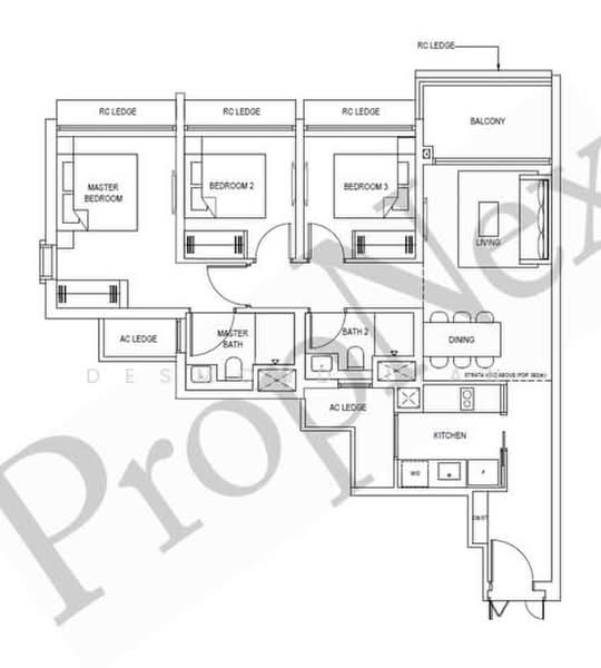 Pinetree Hill, 30 Pine Grove, 3 Bedrooms, 969 sqft, Condominium For Sale, by Desmond Lian, 500184825 - PropertyGuru.com.sg