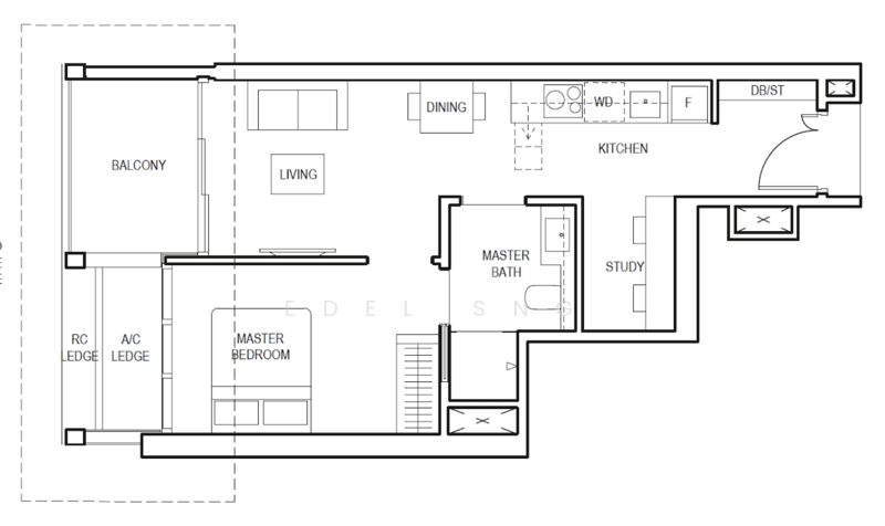 CanningHill Piers, 177 River Valley Road, 1 Bedroom, 560 sqft, Condominium For Sale, by Edel Sng, 500184828 - PropertyGuru.com.sg