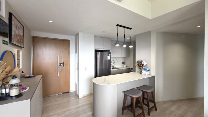 River Isles, Punggol Central, 3 Bedrooms, 1,141 sqft, Condominium For Sale, by Nikki Chua, 500184866 - Dry Kitchen - PropertyGuru.com.sg