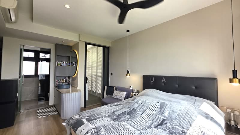 River Isles, Punggol Central, 3 Bedrooms, 1,141 sqft, Condominium For Sale, by Nikki Chua, 500184866 - Master Bedroom with Study - PropertyGuru.com.sg