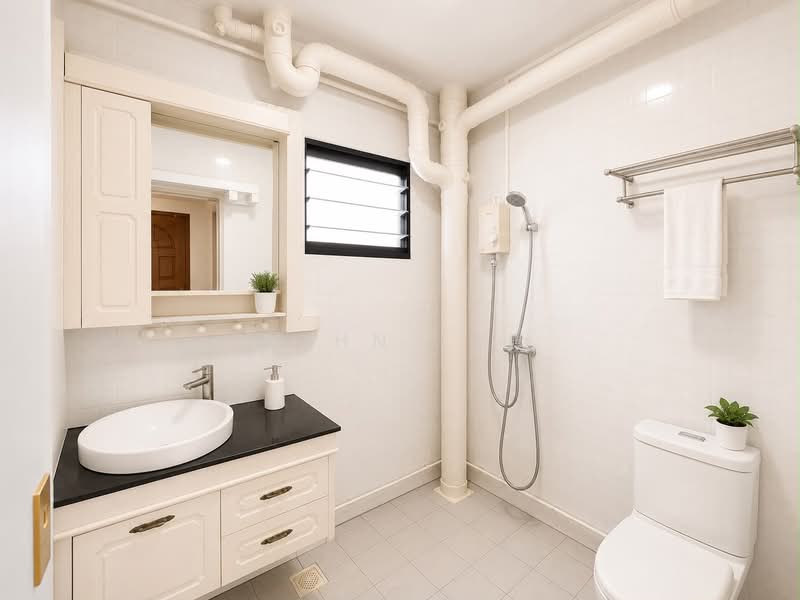 536 Woodlands Drive 14, 536 Woodlands Drive 14, 3 Bedrooms, 1,345 sqft, HDB Flat For Sale, by John Lee, 500184964 - Bathroom - PropertyGuru.com.sg