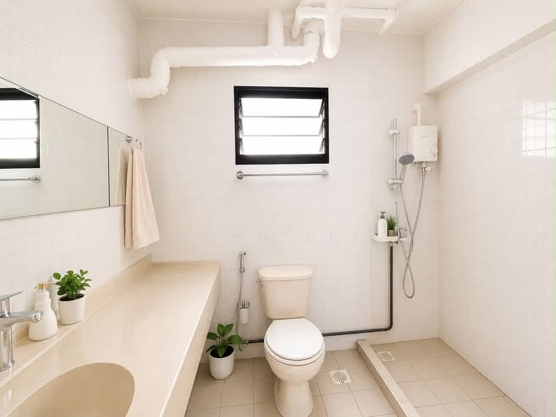 536 Woodlands Drive 14, 536 Woodlands Drive 14, 3 Bedrooms, 1,345 sqft, HDB Flat For Sale, by John Lee, 500184964 - Bathroom - PropertyGuru.com.sg