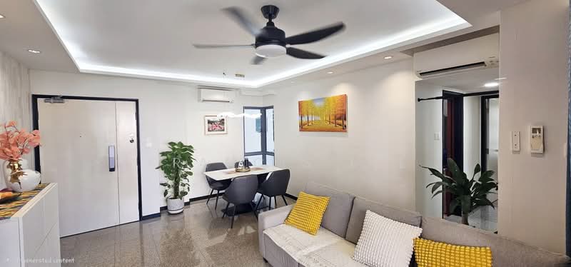 Aquarius By The Park, 1 Bedok Reservoir View, 2 Bedrooms, 893 sqft, Condominium For Rent, by Francis Lee, 500185014 - Living Room - PropertyGuru.com.sg