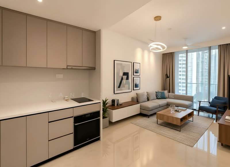 The Tapestry, 51 Tampines Street 86, 2 Bedrooms, 603 sqft, Condominium For Rent, by Zane Soo 苏昱能, 500185040 - Living Room - PropertyGuru.com.sg
