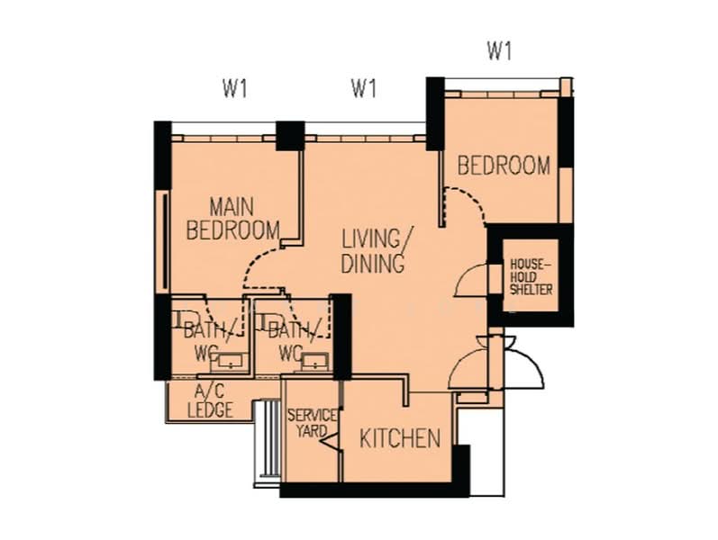 95 Dawson Road, 95 Dawson Road, 2 Bedrooms, 678 sqft, HDB Flat For Sale, by Joanne Loke, 500185100 - PropertyGuru.com.sg