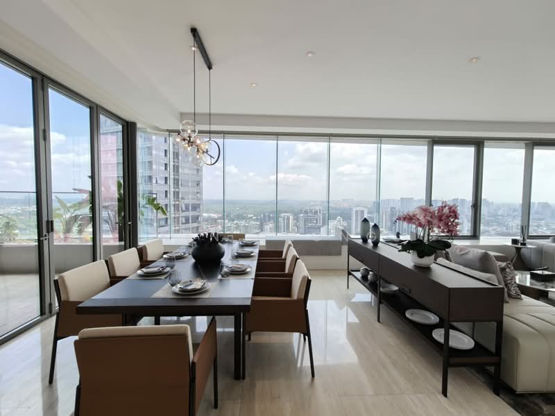 Ardmore Residence, 7 Ardmore Park, 4 Bedrooms, 3,186 sqft, Condominium For Rent, by Ken CHONG, 500185106 - Dining Room - PropertyGuru.com.sg