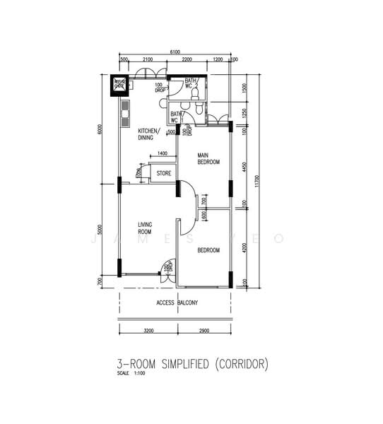 122 Pending Road, 122 Pending Road, 2 Bedrooms, 689 sqft, HDB Flat For Sale, by James Yeo, 500185129 - PropertyGuru.com.sg