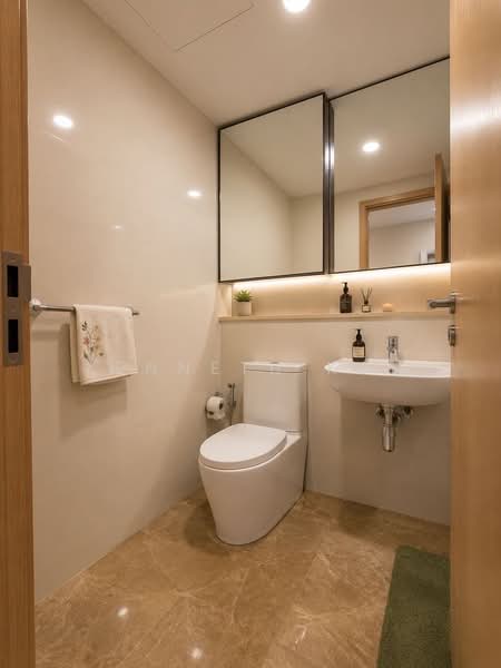8 @ Woodleigh, 2 Woodleigh Close, 3 Bedrooms, 1,098 sqft, Condominium For Rent, by Kenneth Kon, 500185131 - Bathroom - PropertyGuru.com.sg